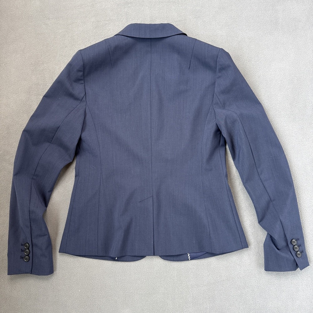 Banana Republic Classic Fit Blue Blazer 2‎ Marzotto Italian Wool Blend Workwear - Picture 2 of 16